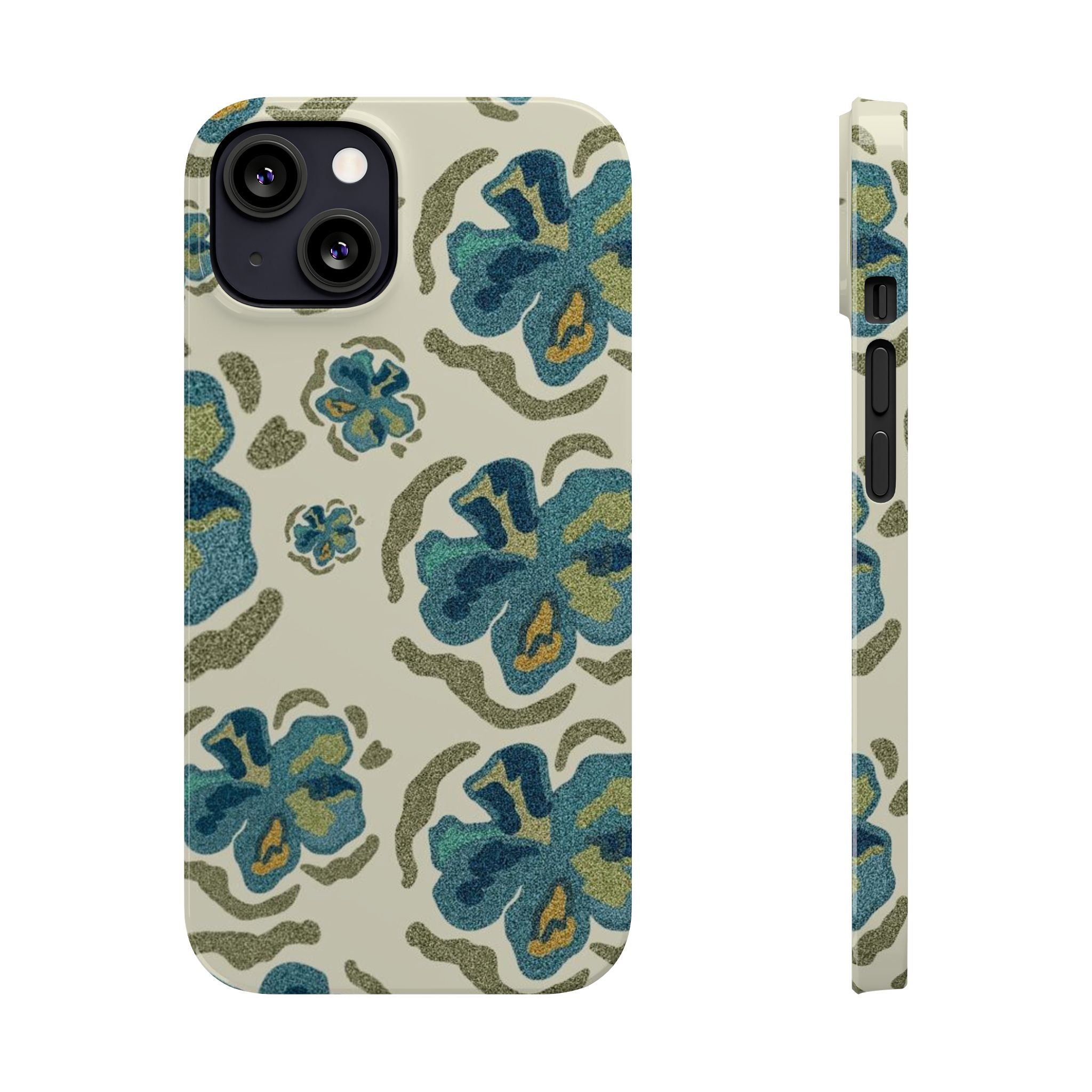 Custom Case (Blue Flowers)