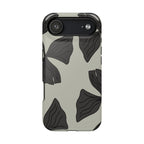 Magnetic Phone Case (Black Petals)