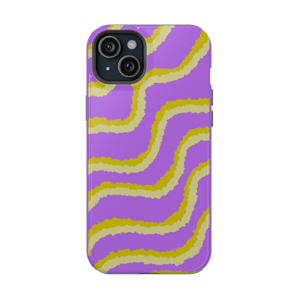 Magnetic Phone Case (Purple & Yellow)